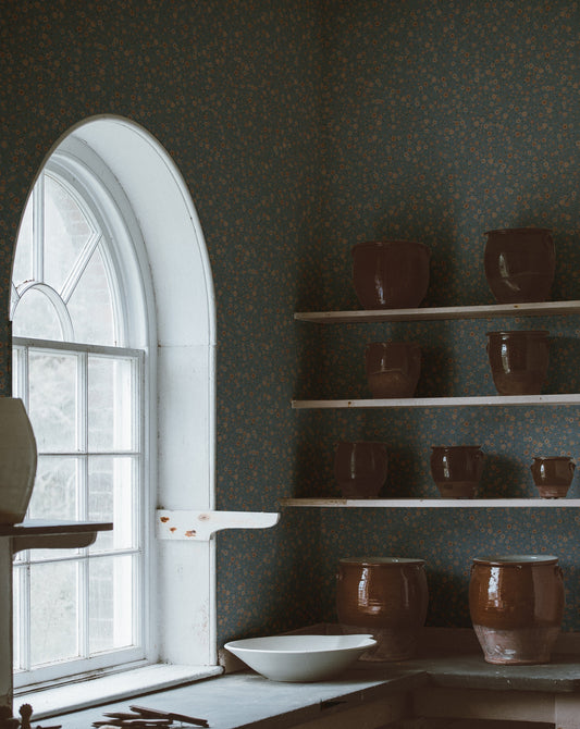 Summer Gray Behang - Freja - Sky