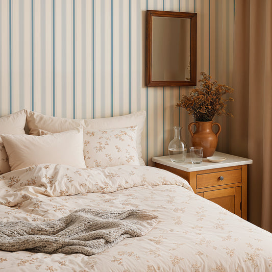 Wallpaper Stripes - Pompy - Sky