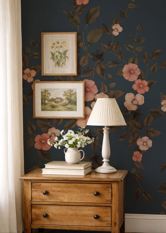 Shadow Blossom - Dark Blue