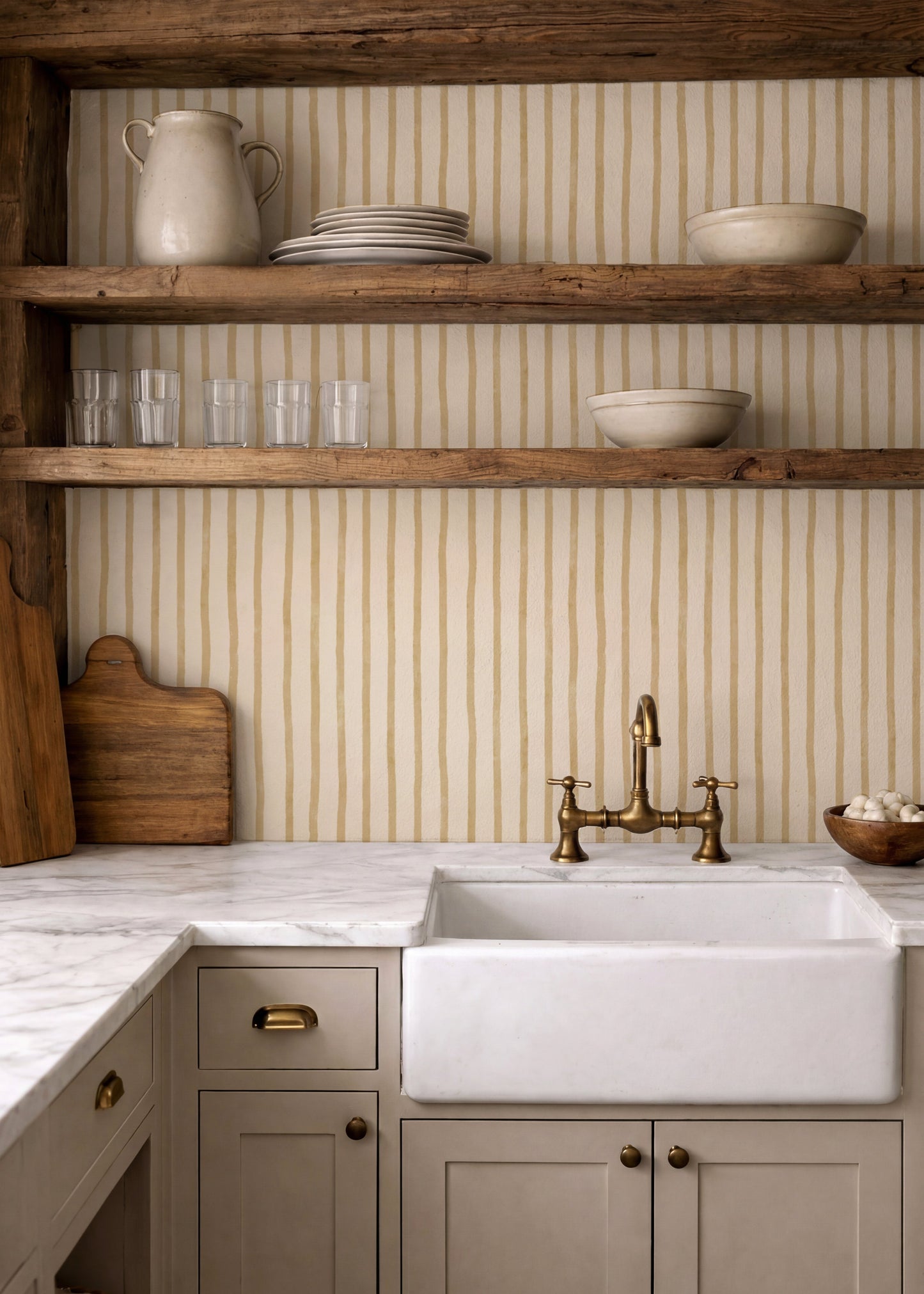 Atelier Stripe, Sketch - Gold