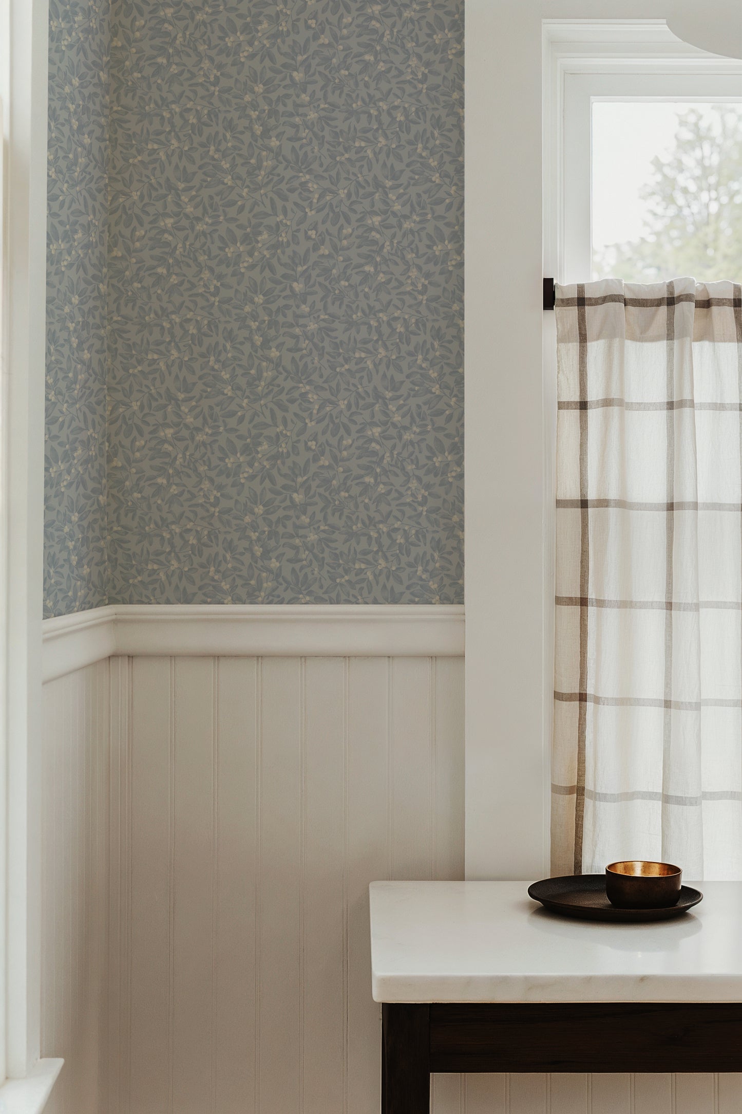 Summer Gray Wallpaper - Junia - Nordic Grey