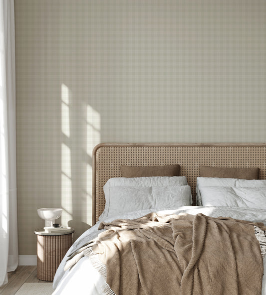 Wallpaper Checks - Kontroller - Green