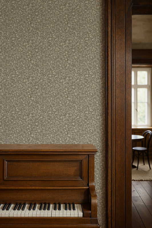 Summer Gray Wallpaper - Junia - Pale Taupe