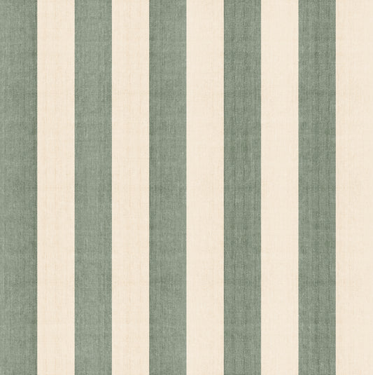 Linen Stripes, Green