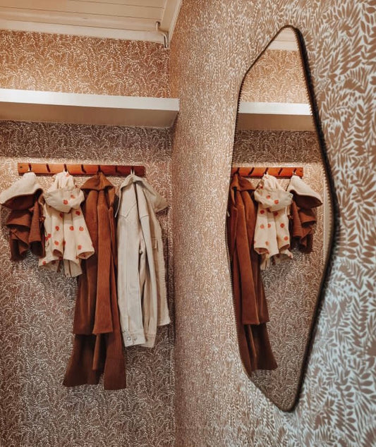 Bloemenbehang - Florence - Bruin