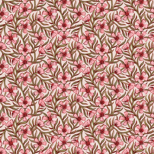 Summer Gray Tapete - Süßes Indien - Pink (Verkauf)