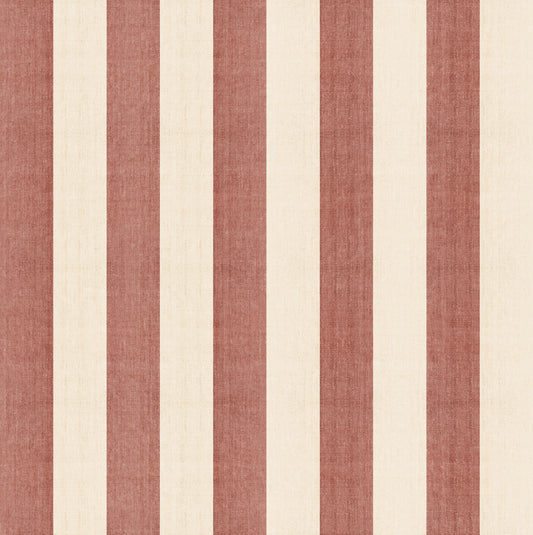 Linen Stripes, Clay Rose