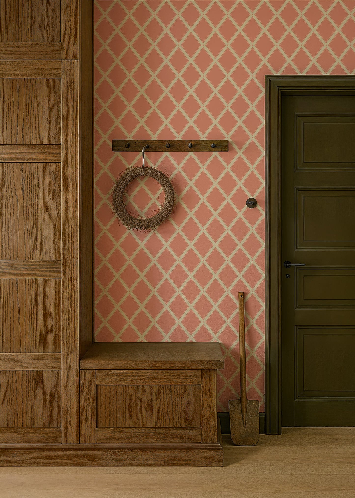 Trellis - Dusty Red
