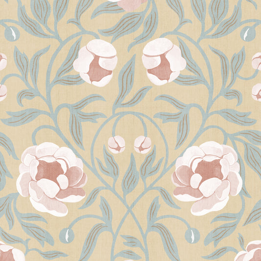 Peony - Yellow & Green