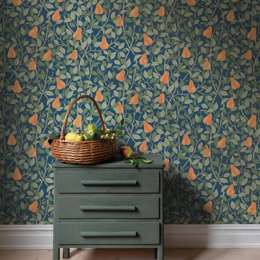 Midbec Behang - Peer - Blauw 13104