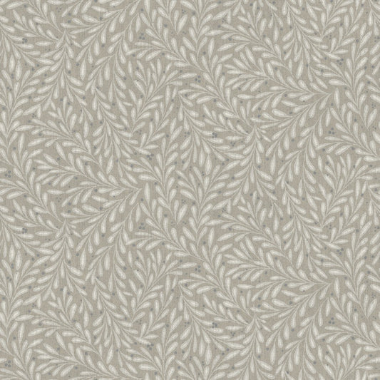 Midbec wallpaper - Small Leaf - Grey Beige