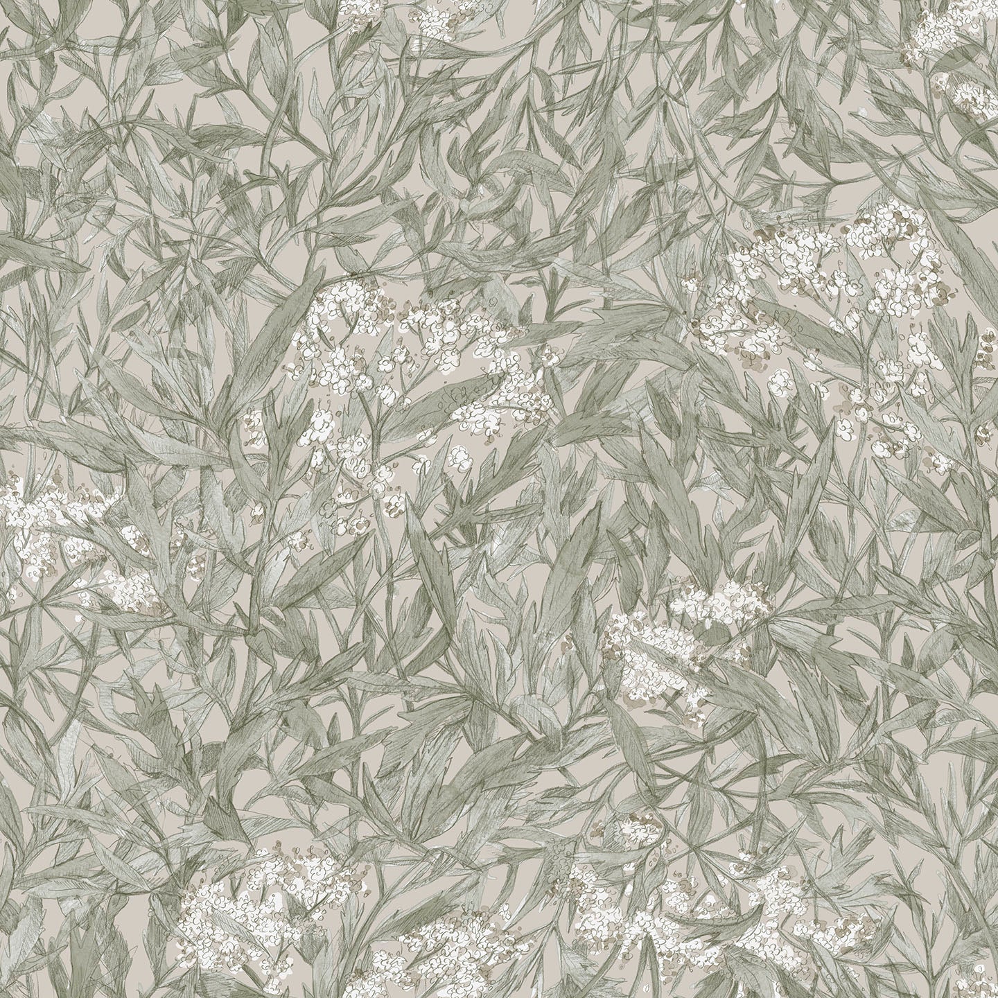 Sandberg Wallpaper - Malin Sage Green