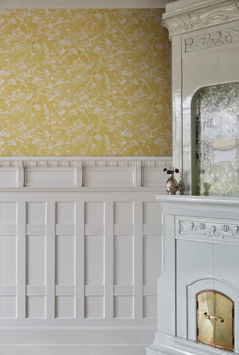 Marble Wallpaper - Marion Yellow