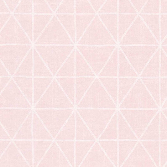 Wallpaper graphics in pink with white lines