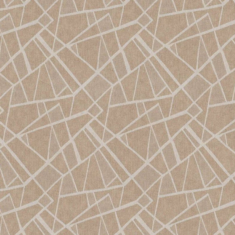 Wallpaper graphics with brown and cream metallic