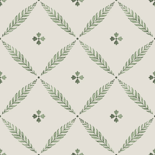 Midbec Wallpaper - Henry - Green