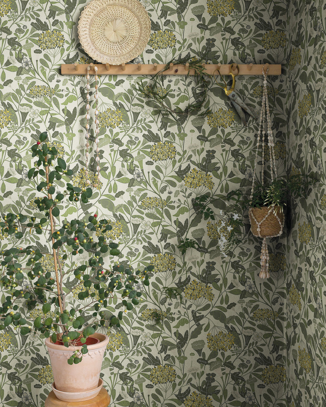 Midbec wallpaper - Hybbe  - Green