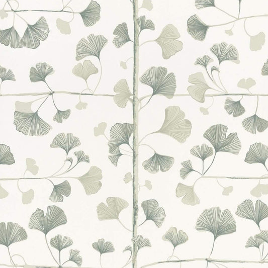 Sandberg Wallpaper - Ginkgo Light Green