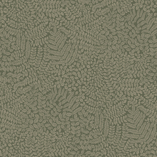Borastapeter wallpaper  - Bladverk dark green leaves