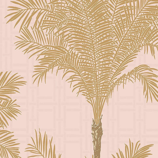 Borastapeter - Copacabana Tree - Pink Background