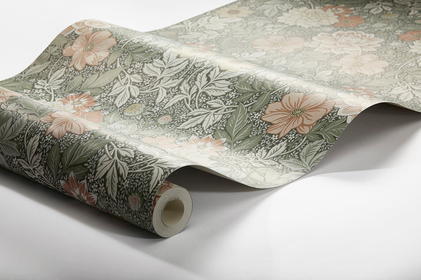 Borastapeter Wallpaper - Dahlia Garden - Dark Green