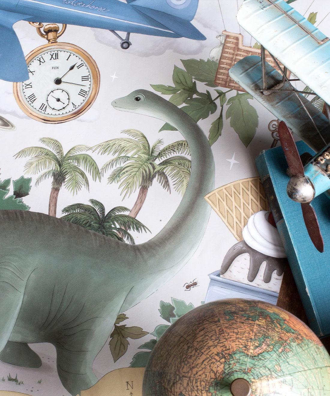 Nursery Wallpaper - Adventureland by Fleur Harris - Sand