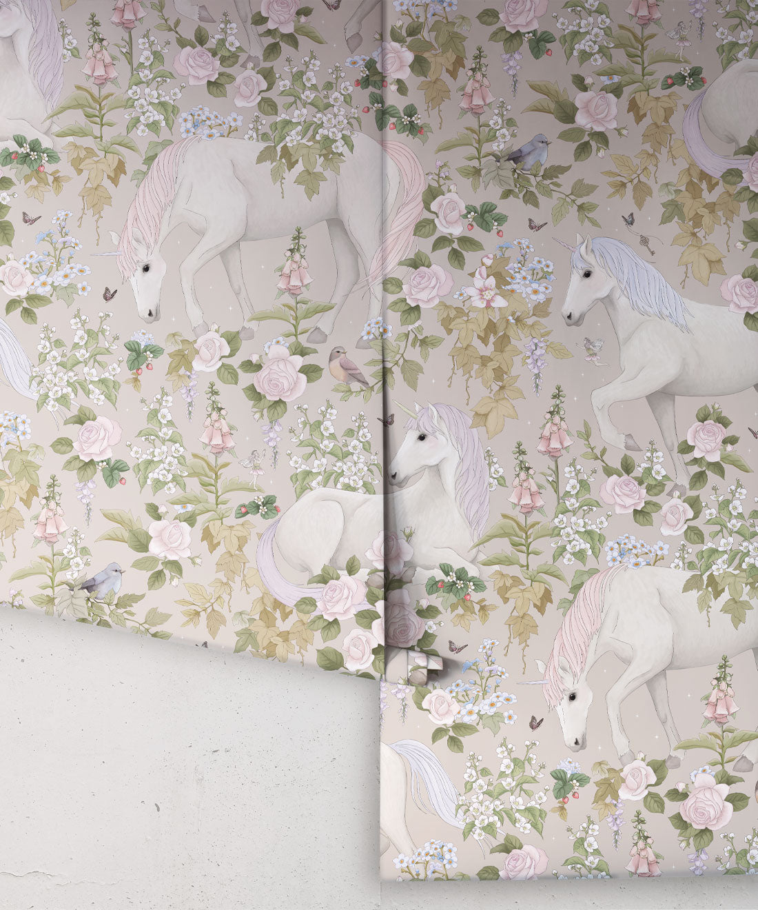 Nursery Wallpaper - Field of Dreams by Fleur Harris - Skipping Stone