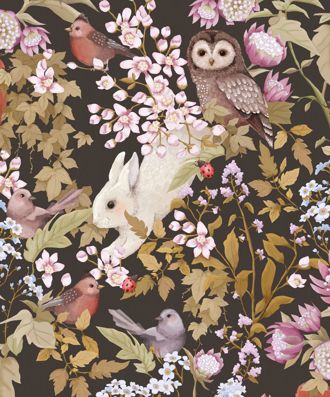 Wallpaper - Woodlands by Fleur Harris - Antique