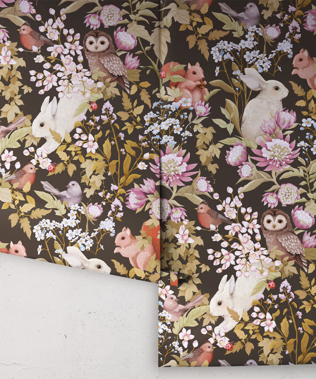 Wallpaper - Woodlands by Fleur Harris - Antique