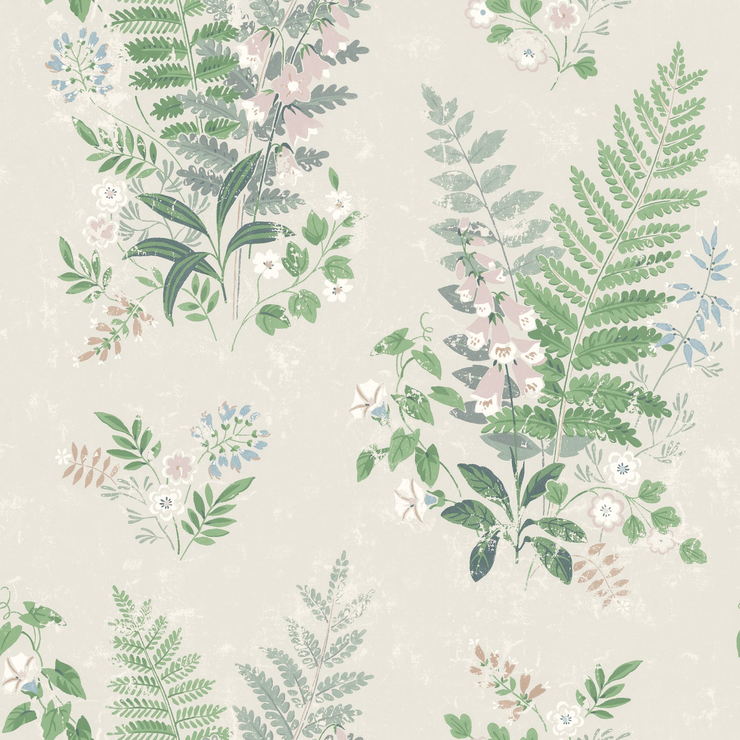 Borastapeter Wallpaper - Foxglove 7222 - Beige