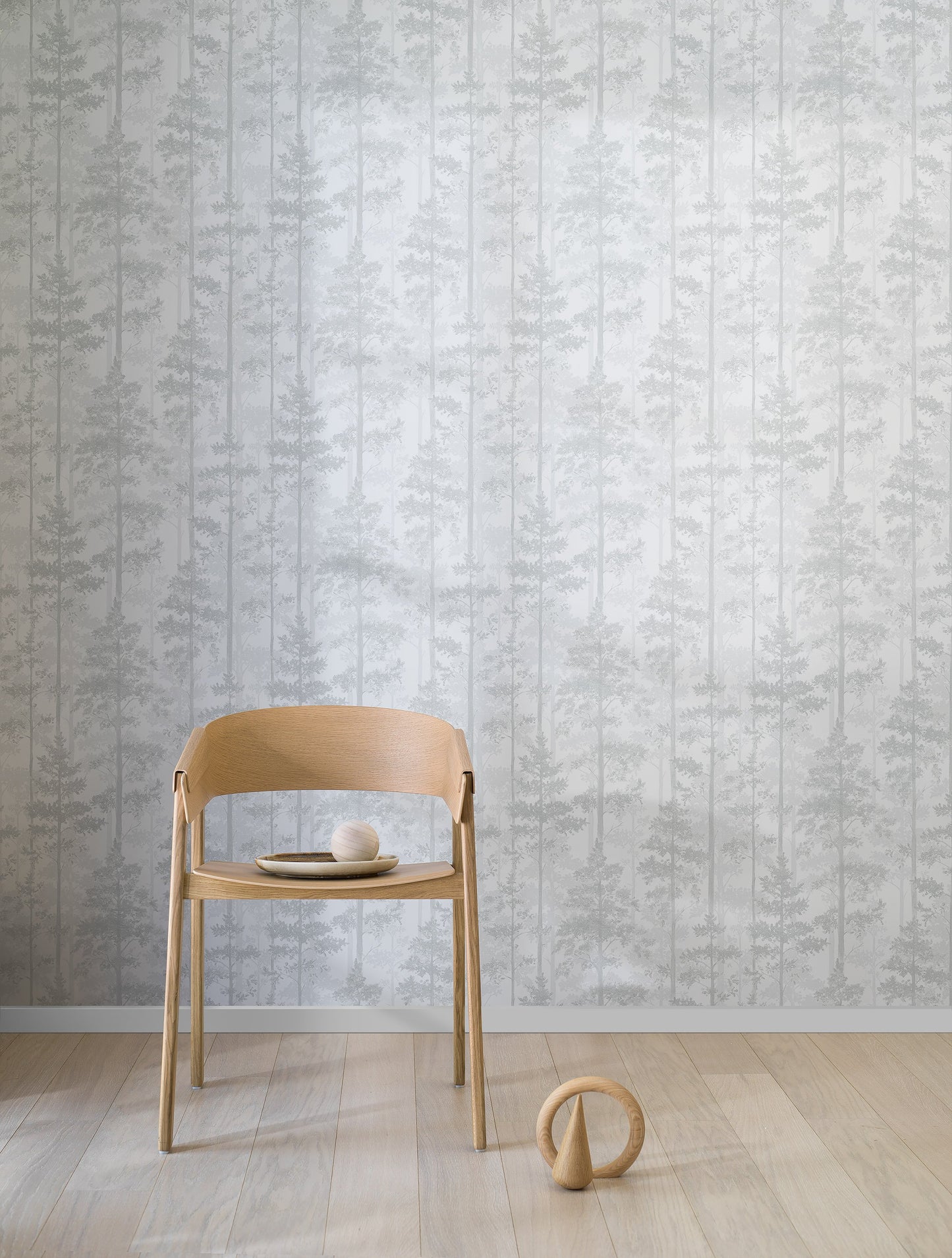 Borastapeter wallpaper - Pine - Light Grey