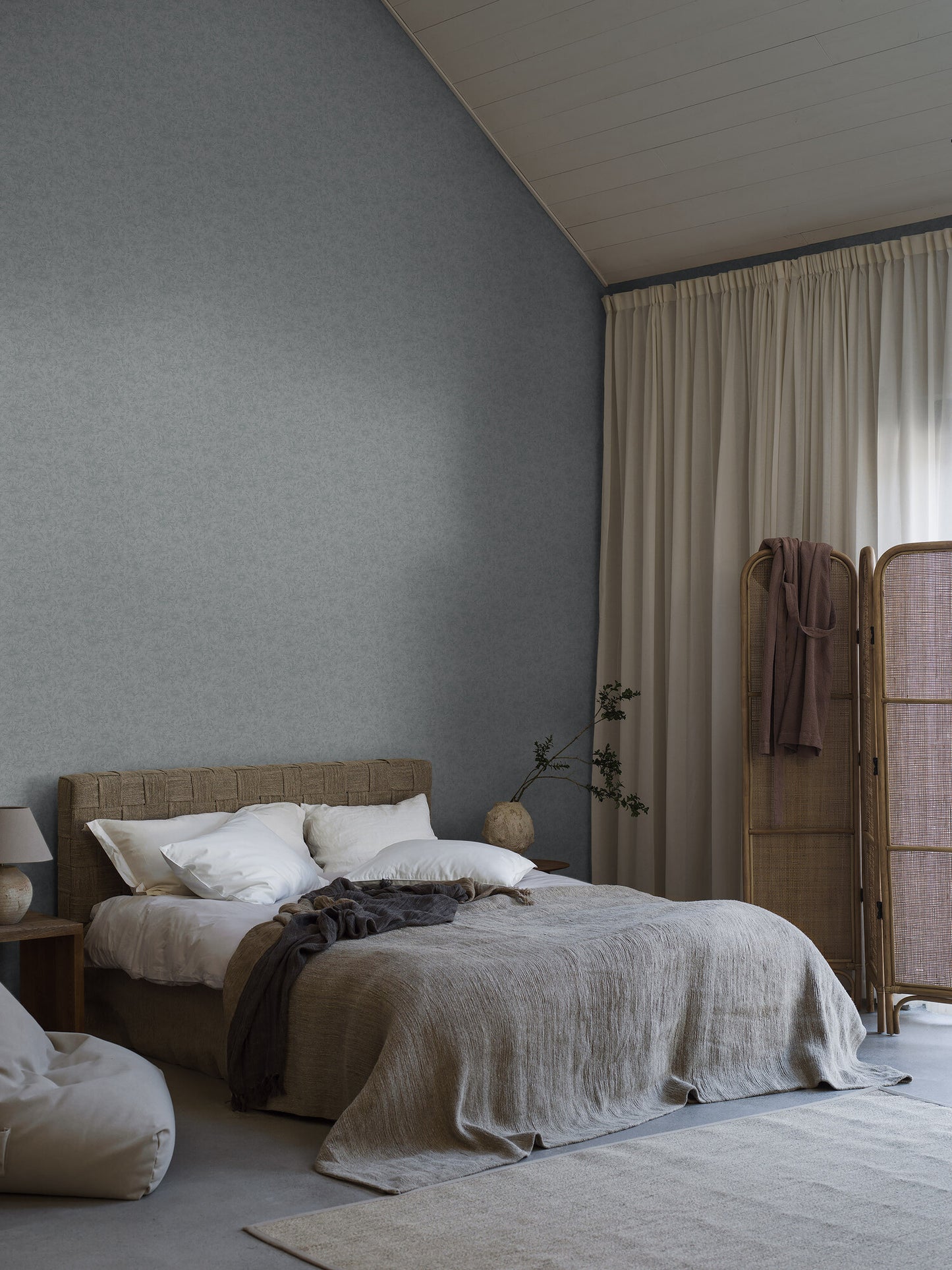 Borastapeter Wallpaper - Gabriella 3976 Grey Blue