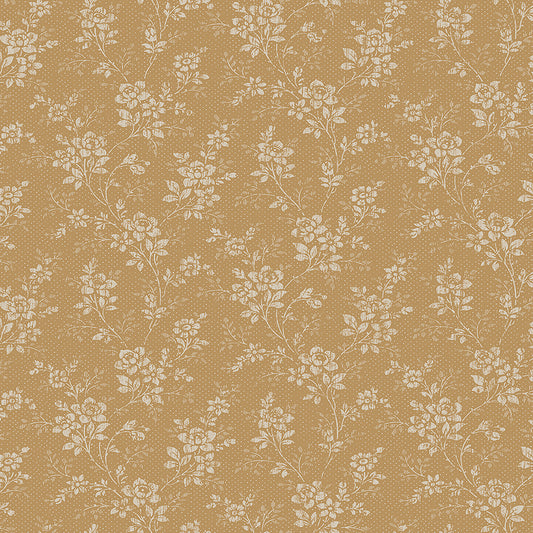 Bloemenbehang - Hip Rose - Geel