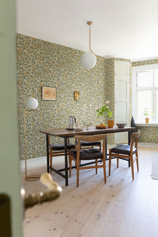 Bloemenbehang - Perenbomen - Groen