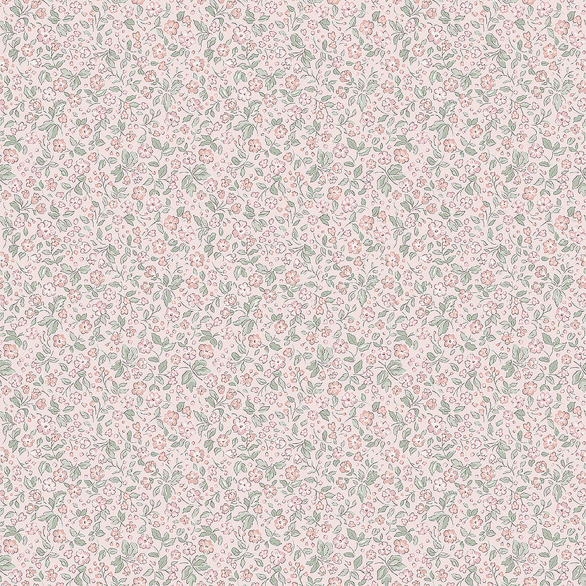 Borastapeter Wallpaper - Jasmine - Pink Background