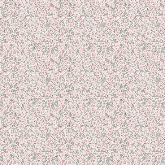 Borastapeter Wallpaper - Jasmine - Pink Background