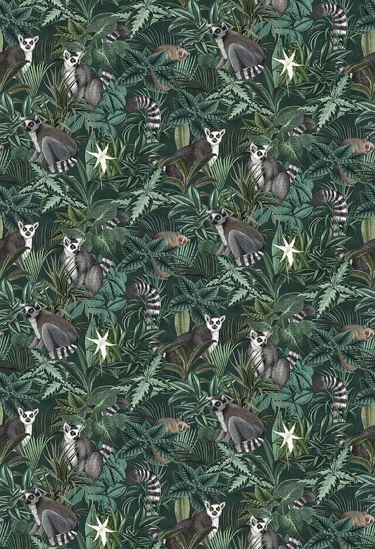 Borastapeter wallpaper - Madagascar animals mural