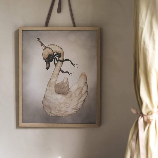 Kinderzimmer Kunst - Lieber Schwan