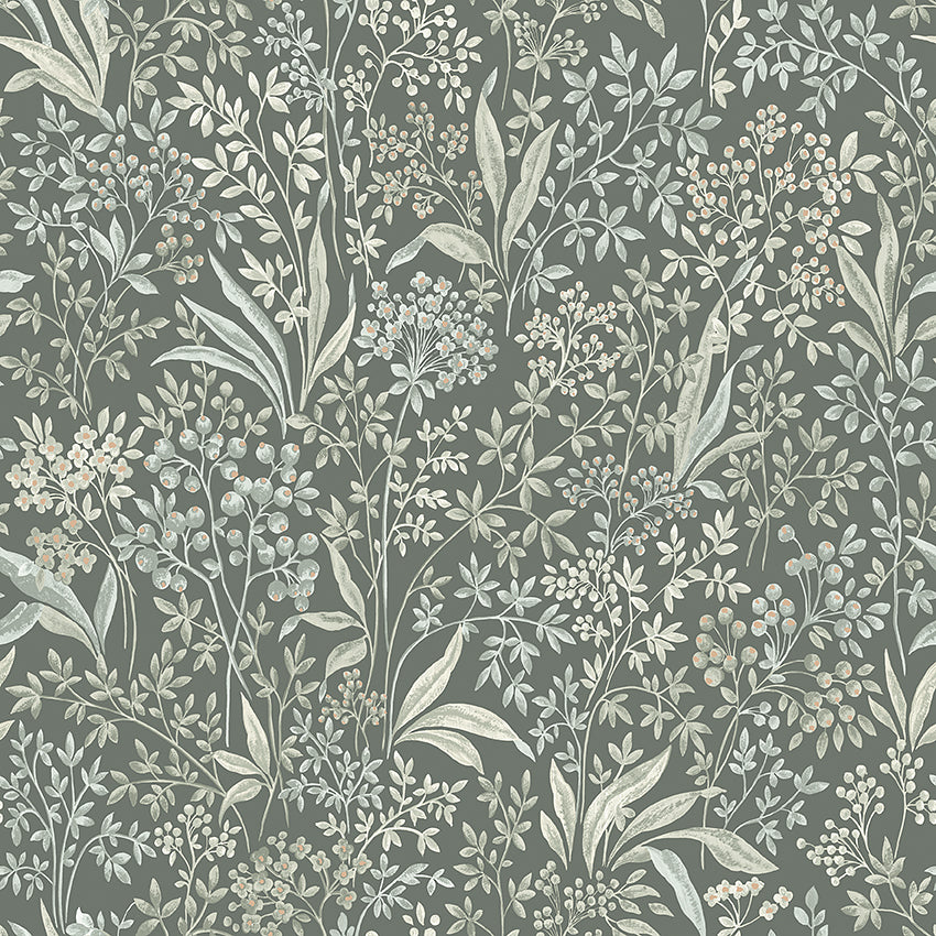 Borastapeter Wallpaper - Nocturne - Dark Green