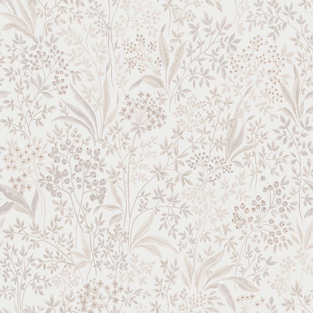 Borastapeter Wallpaper - Nocturne - White