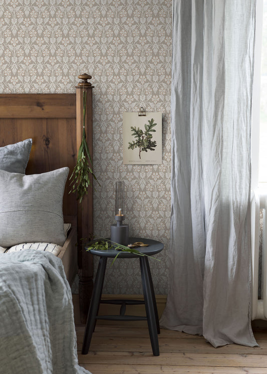 Borastapeter Wallpaper - Nora - Beige