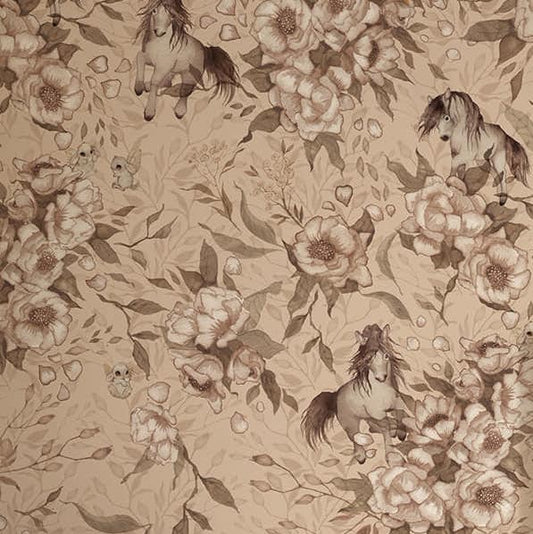 Ponyer til Hollie - Sandfarvet Lyserød (Prøve)