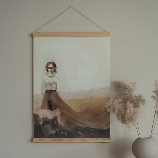 Wandkunst - Lady Wood