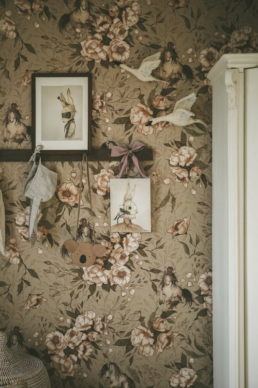 Børneværelseskunst - Frøken Iris