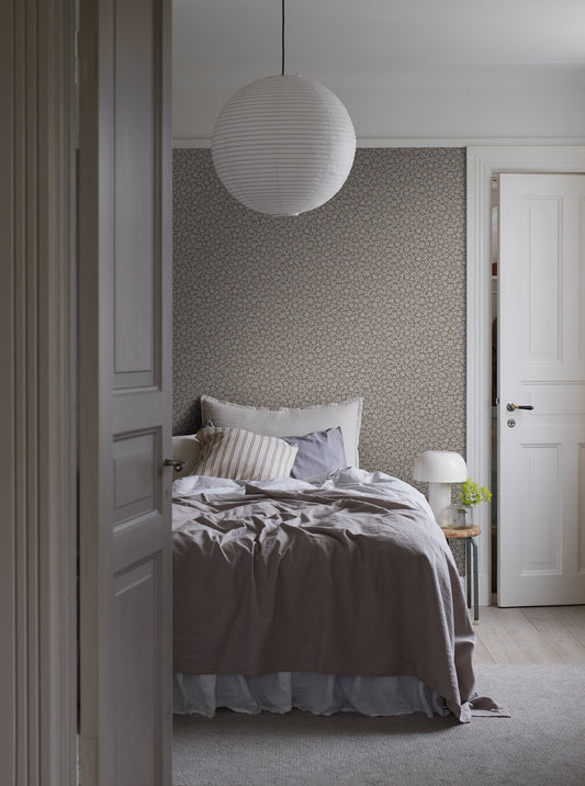 Borastapeter Tapete - Skogsblomst - Beige/Braun