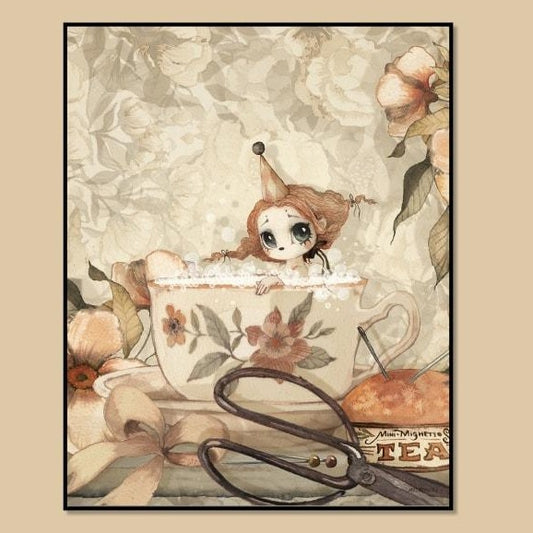 Kinderzimmer Kunst - Tee Bad