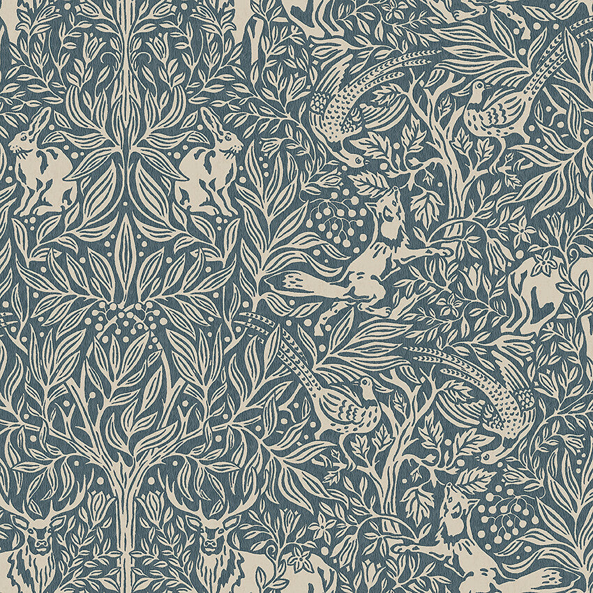 Borastapeter Wallpaper - Under the Elder Tree - Blue (SALE)