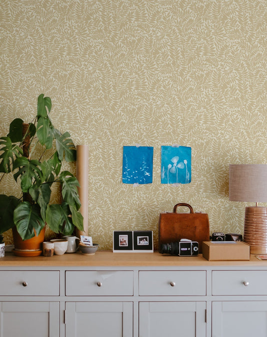 Bloemenbehang - Florence - Beige