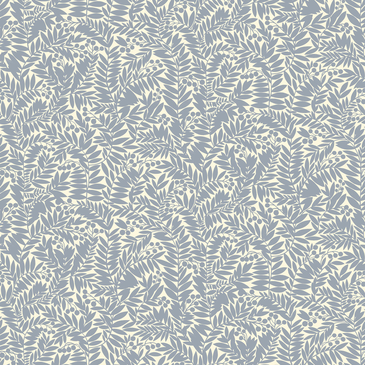 Summer Gray Wallpaper - Florence - Blue