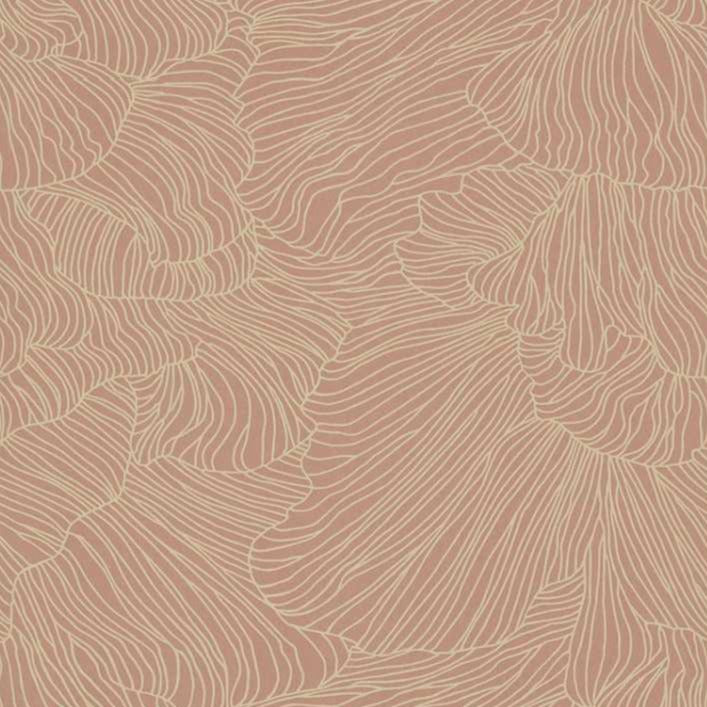 Coral Dusty Rose Wallpaper van Ferm Living